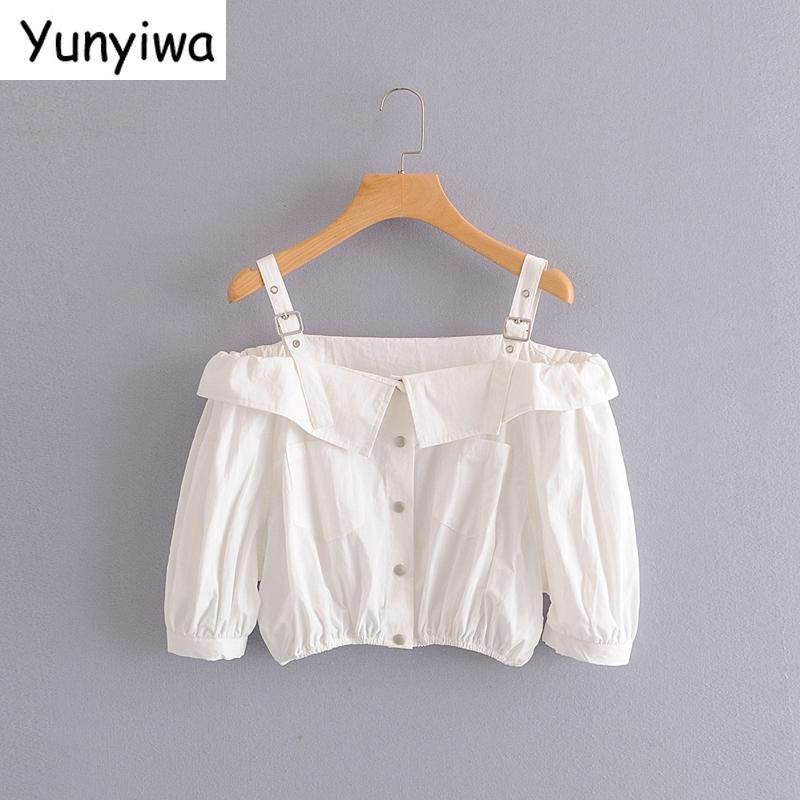women white off shoulder shirts strap adjust sleeveless ladies casual blouses tops QN11, Black
women white off shoulder shirts strap adjust sleeveless ladies casual blouses tops QN11, Black