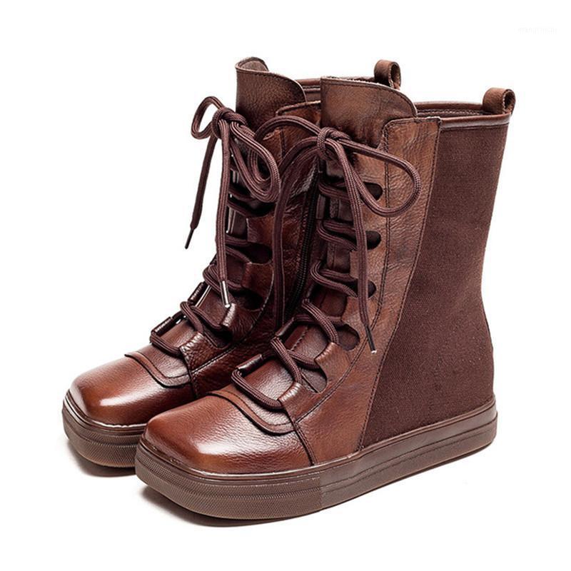 Genuine Leather Linen Women's Boots Autumn Winter New Retro Casual Fashion Feminina Boot Comfortable Breathable Female Mid Boots1, Black
Genuine Leather Linen Women's Boots Autumn Winter New Retro Casual Fashion Feminina Boot Comfortable Breathable Female Mid Boots1, Black