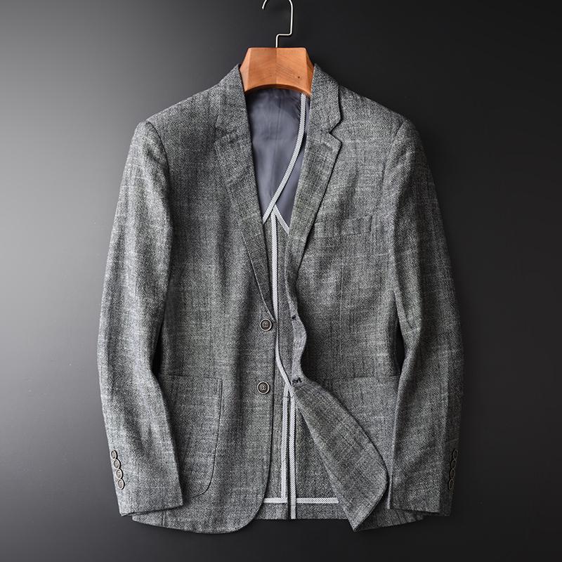 Classic Men Casual Linen Suit Summer Thin Plus Size 4XL Slim Fit Grey Blazer Man Cotton And Linen Male Suit Brand Clothing, As pic
Classic Men Casual Linen Suit Summer Thin Plus Size 4XL Slim Fit Grey Blazer Man Cotton And Linen Male Suit Brand Clothing, As pic