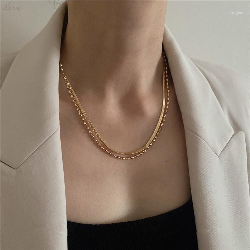 Chokers AOMU French Elegant Small Beads Gold Silver Color Metal Necklace Chains For Women Jewelry Making Accessories1
Chokers AOMU French Elegant Small Beads Gold Silver Color Metal Necklace Chains For Women Jewelry Making Accessories1