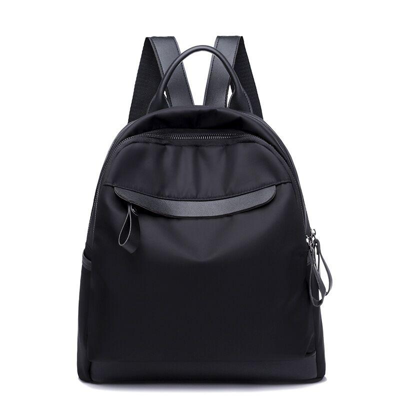 New lady's casual fashion Waterproof Nylon Backpack Preppy Style Girls Double Shoulder School backpack, Black
New lady's casual fashion Waterproof Nylon Backpack Preppy Style Girls Double Shoulder School backpack, Black