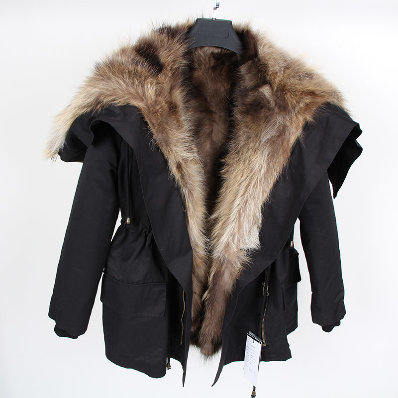 2021 New Winter Fashion for Women Luxury Rabbit Big Raccoon Skin Hood Bomber Jacket Parka 4L3F, Raccoon fur-1
2021 New Winter Fashion for Women Luxury Rabbit Big Raccoon Skin Hood Bomber Jacket Parka 4L3F, Raccoon fur-1