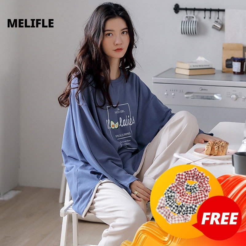 MELIFLE Autumn Fashion Pajama Set for Women 100% Cotton PJS Atoff Home Satin Avocado Sleepwear Winter Warm Silk Kawaii Nightwear 201113, 22
MELIFLE Autumn Fashion Pajama Set for Women 100% Cotton PJS Atoff Home Satin Avocado Sleepwear Winter Warm Silk Kawaii Nightwear 201113, 22
