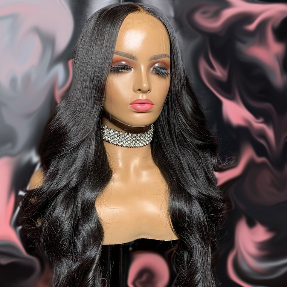 JKO 2x4 Lace Closure Wig Human Hair Wigs Body Wave Wig Natural Black Color Middle part Human Hair Remy For Black Women, As pic
JKO 2x4 Lace Closure Wig Human Hair Wigs Body Wave Wig Natural Black Color Middle part Human Hair Remy For Black Women, As pic