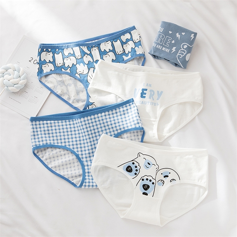 6 PCS/lot Women Underpants Soft Cotton Seamless Panties Girls Cartoon Polar Bear Briefs Panty Lingerie Female Underwear M- 201112, Picture color
6 PCS/lot Women Underpants Soft Cotton Seamless Panties Girls Cartoon Polar Bear Briefs Panty Lingerie Female Underwear M- 201112, Picture color