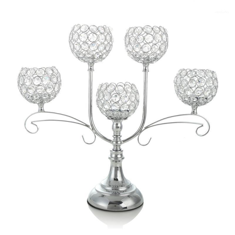 5 Head Glass Candle Holders Candelabra Crystal Metal Candlestick Stand Decorative Dining Room Table Centerpiece1
5 Head Glass Candle Holders Candelabra Crystal Metal Candlestick Stand Decorative Dining Room Table Centerpiece1