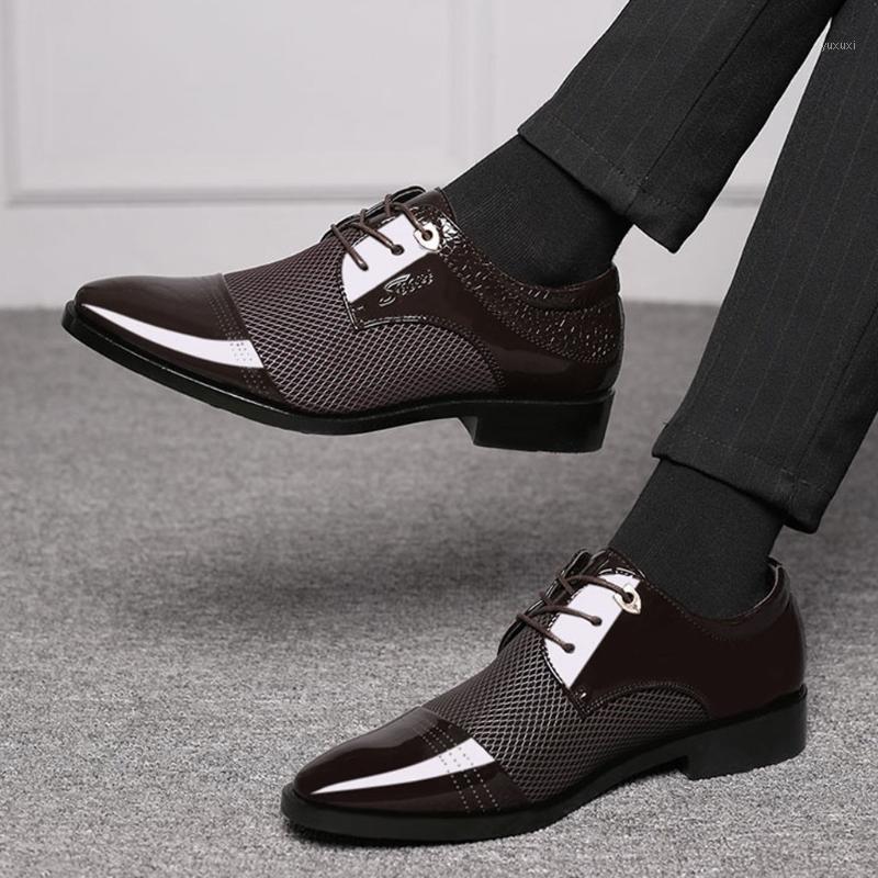 Autumn Fashion Men Dressing Shoes Classic Quality pu Leather Flats Male Formal Oxford Dress Shoe Business Lace Up Flats1, Bw
Autumn Fashion Men Dressing Shoes Classic Quality pu Leather Flats Male Formal Oxford Dress Shoe Business Lace Up Flats1, Bw