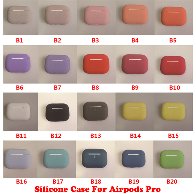 Soft Silicone Case For AirPods 1/2/3 Mini Slim TPU Wireless Bluetooth Headphone Cover For Airpods Pro 4 Mini With Metal Hook