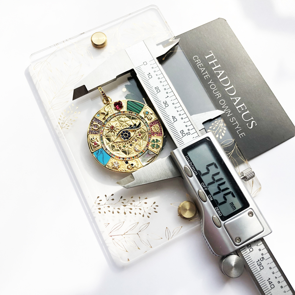 Pendant Amulet Magical Lucky Symbols, Summer Golden Jewelry Vintage Pure 925 Sterling Silver Powerful Gift For Ts Women Men 201013