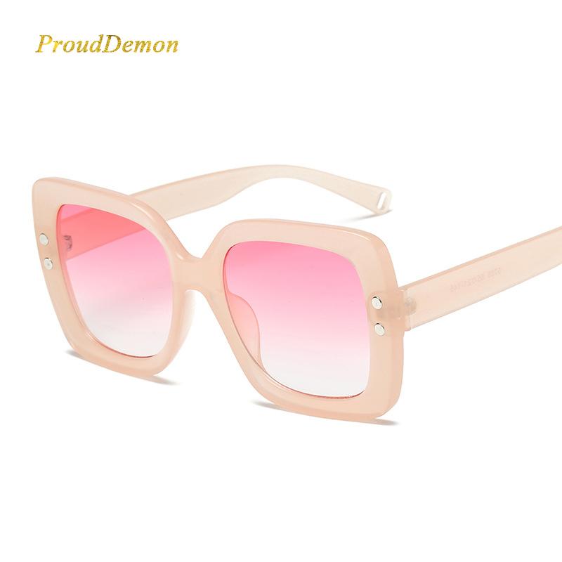 Prouddemon Italy Oversized Square Sunglasses Women Designer Rivet Big Frame Sun Glasses For Female Des lunettes
Prouddemon Italy Oversized Square Sunglasses Women Designer Rivet Big Frame Sun Glasses For Female Des lunettes