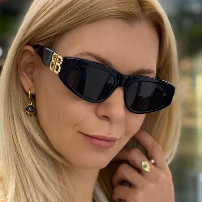 Thick Acetate Cat Eye Sunglasses Black Gold Letter B Sun Glasses 2021 New Luxury Designer Womens Shades UV Rays Eyewear, White;black
Thick Acetate Cat Eye Sunglasses Black Gold Letter B Sun Glasses 2021 New Luxury Designer Womens Shades UV Rays Eyewear, White;black