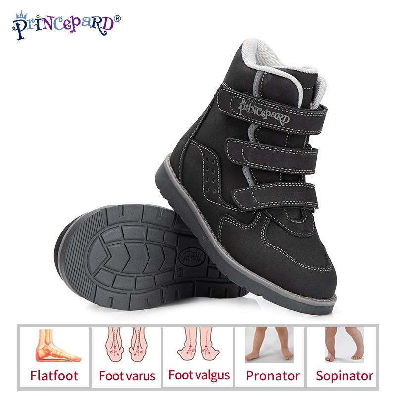 Princepard Casual Shoes Black Winter Orthopedic Shoes for Children High Back Leather Ankle Support Kids Boys and Girls
Princepard Casual Shoes Black Winter Orthopedic Shoes for Children High Back Leather Ankle Support Kids Boys and Girls