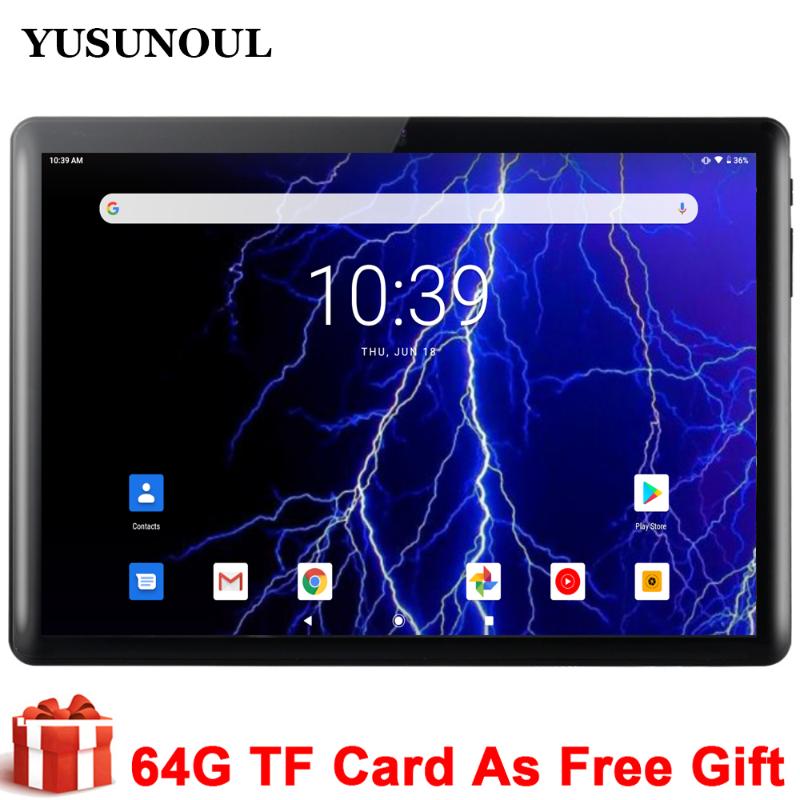 2020 Global Version 10 inch tablet 2+32GB Memory Phone Call Tablets Dual SIM Card Wifi Android 9.0 tablet 10 10.1"+ 64GB TF Card, Black
2020 Global Version 10 inch tablet 2+32GB Memory Phone Call Tablets Dual SIM Card Wifi Android 9.0 tablet 10 10.1"+ 64GB TF Card, Black