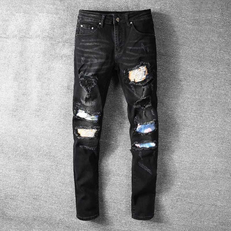 High quality Mens jeans #660 Distressed Motorcycle biker jeans Slim Ripped hole stripe Famous Denim Men pants jeans, Blue
High quality Mens jeans #660 Distressed Motorcycle biker jeans Slim Ripped hole stripe Famous Denim Men pants jeans, Blue