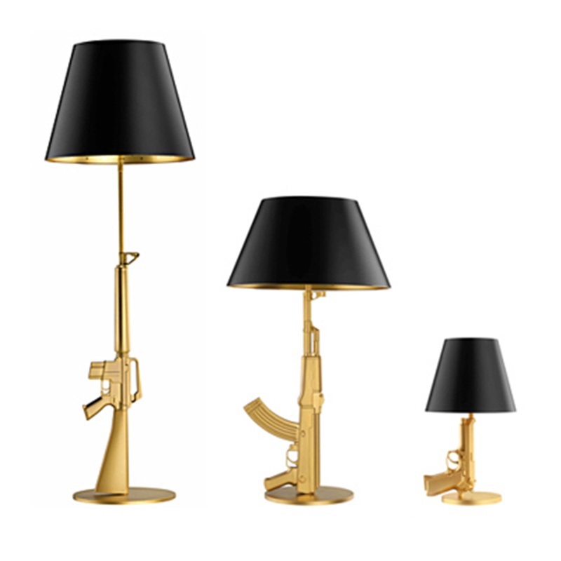 Nordic Modern AK47 Gun Lounge Silvery Gold Lustre Bedroom Lamp LED Floor Lamps Kids Children Room Fixtures Home Loft Decor 1020
Nordic Modern AK47 Gun Lounge Silvery Gold Lustre Bedroom Lamp LED Floor Lamps Kids Children Room Fixtures Home Loft Decor 1020