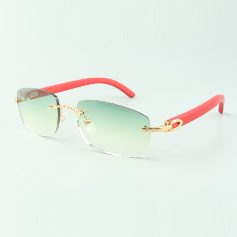 Direct sales plain sunglasses 3524026 with natural red wooden temples designer glasses, size: 18-135 mm
Direct sales plain sunglasses 3524026 with natural red wooden temples designer glasses, size: 18-135 mm