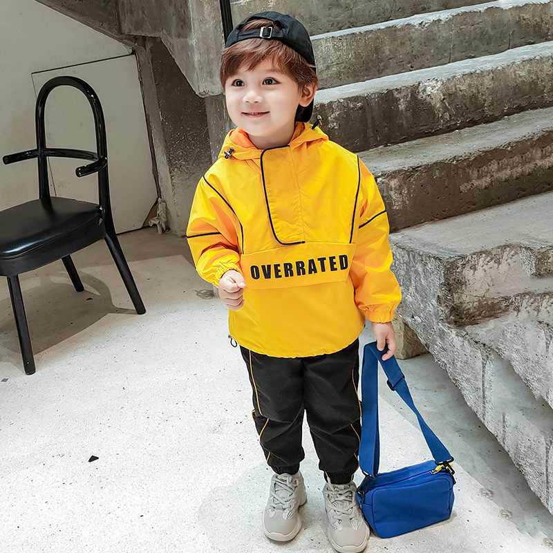Baby Boy Girl Fall Clothing Set 2020 Autumn Toddler Clothes Long Sleeve Outfit Children Kids Wear Boys' Tracksuits 2 4 6 8 YearsX1019
