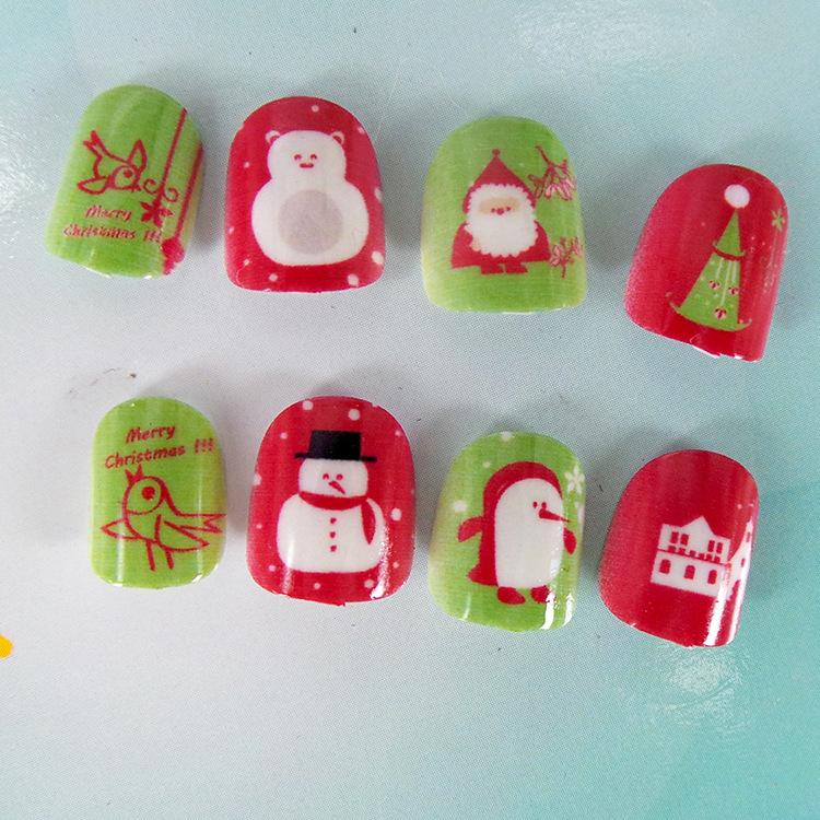 New Style 12-Piece Christmas Children Gum-Manicure Children Fake Nails PCs-Style Wearable Nail Beauty Product, Picture color
New Style 12-Piece Christmas Children Gum-Manicure Children Fake Nails PCs-Style Wearable Nail Beauty Product, Picture color