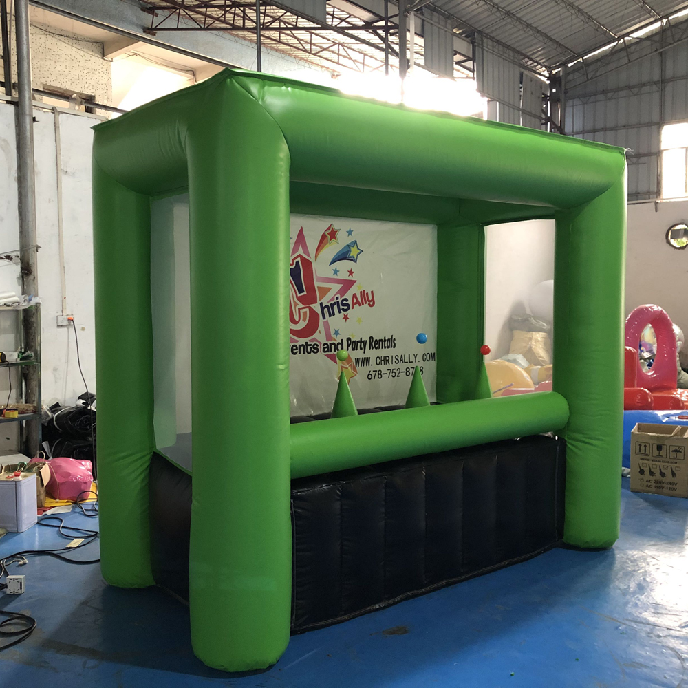 Custom color inflatable archery game with floating targets shooting range hover balls sports for adults 10 arrows