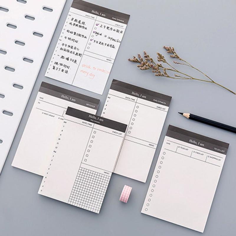 

Paper Memo Pad Daily Planner Office Desk Check List Notepad To Do List School Office Supply Stationery