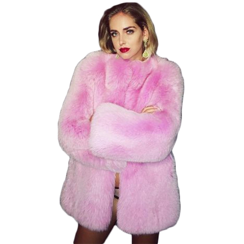Fur Coat Women Soft Comfortable Pink Green Red Black Long Sleeve Tops Winter New Fashion Thick Warmth Jacket Feminina CX979 201212
Fur Coat Women Soft Comfortable Pink Green Red Black Long Sleeve Tops Winter New Fashion Thick Warmth Jacket Feminina CX979 201212