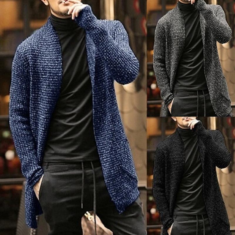 Latest Blue Winter Warm Mens Cardigan Long Sweater Casual Knit Sweaters For Men Fashion Solid Color Autumn Outerwear Coat Tops, Black
Latest Blue Winter Warm Mens Cardigan Long Sweater Casual Knit Sweaters For Men Fashion Solid Color Autumn Outerwear Coat Tops, Black