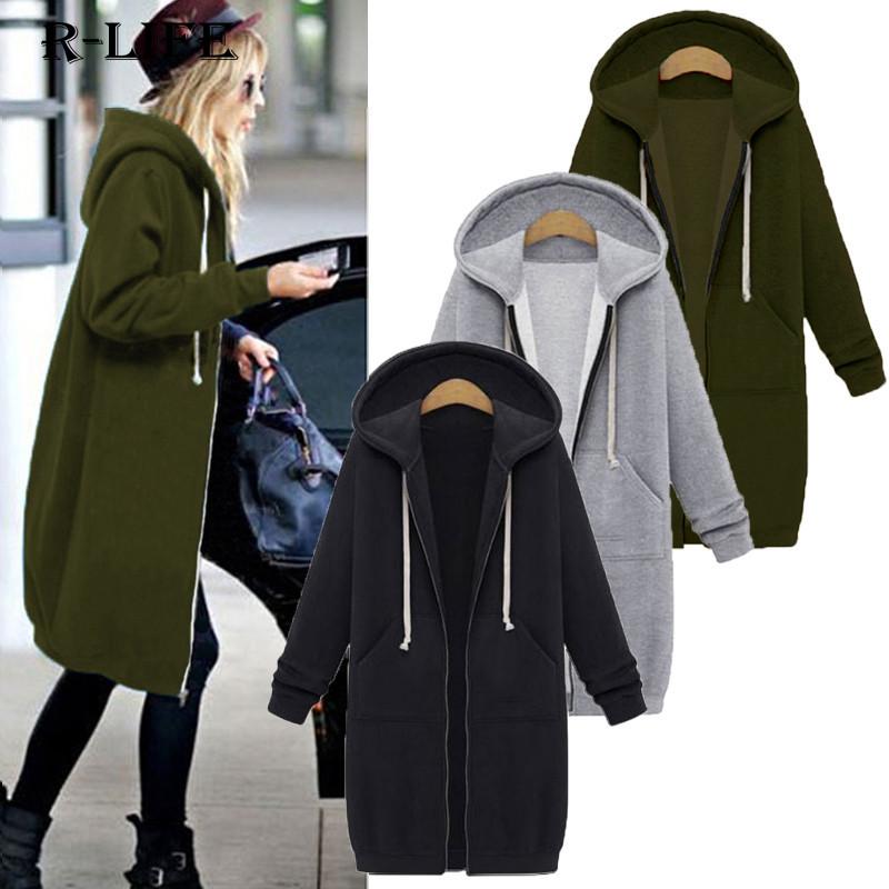 Women' Hoodies Autumn Winter Cotton Hoodie Solid Color Mid-Length Long Sleeve Female Winter Coat Streetwear Leisure Cardigan, Color 1
Women' Hoodies Autumn Winter Cotton Hoodie Solid Color Mid-Length Long Sleeve Female Winter Coat Streetwear Leisure Cardigan, Color 1