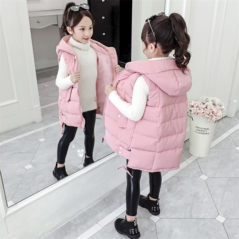 fashion Hooded Warm Vest for Kids Girls Autumn Winter Children Thicken Down Jackets Sleeveless Wadded Waistcoat for Teenagers 201106, Yellow
fashion Hooded Warm Vest for Kids Girls Autumn Winter Children Thicken Down Jackets Sleeveless Wadded Waistcoat for Teenagers 201106, Yellow