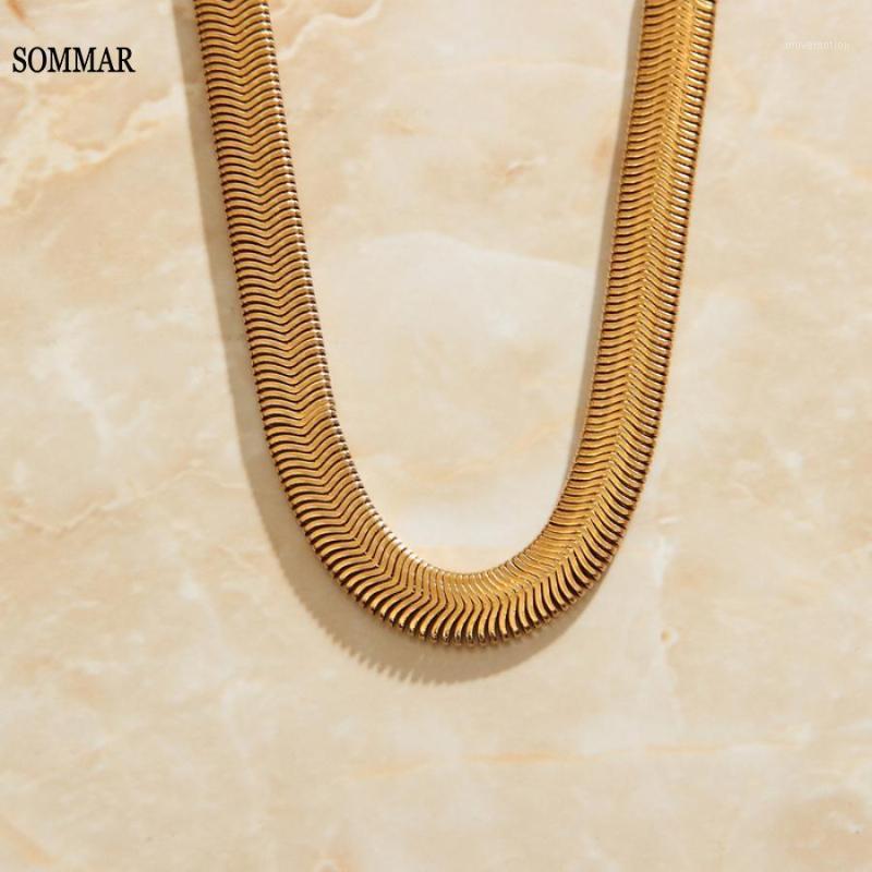 SOMMAR best friends 18KGP Gold Filled choker necklace for male Simple snake chain maxi necklace men jewelry1
SOMMAR best friends 18KGP Gold Filled choker necklace for male Simple snake chain maxi necklace men jewelry1