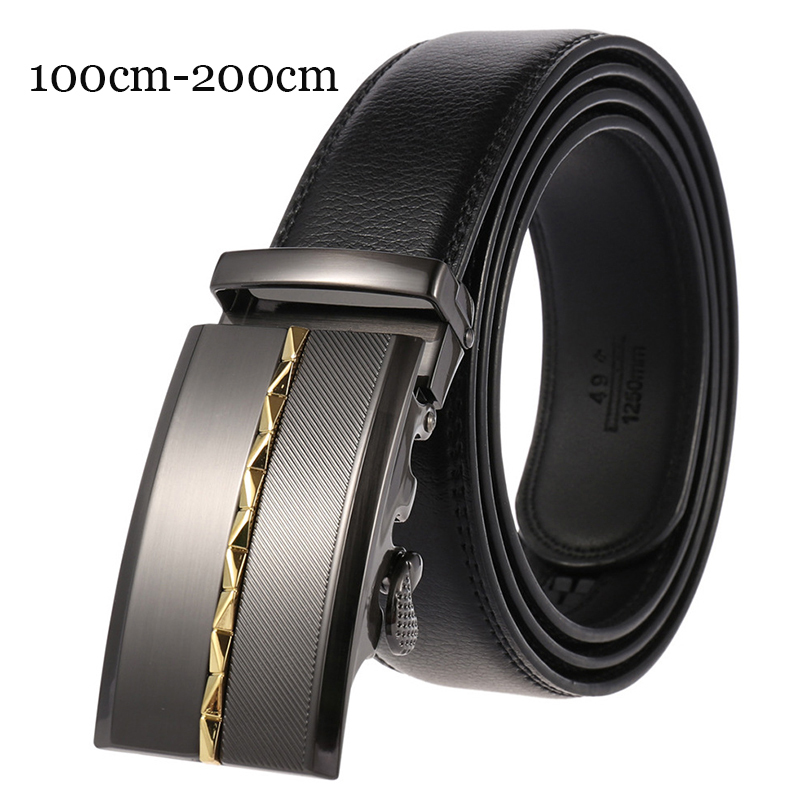 105 140 150cm Fashion Belts for Men Automatic Buckle Men's Belt Genuine Leather Belts Men Business Trouser Belt for Jeans 2020, Black
105 140 150cm Fashion Belts for Men Automatic Buckle Men's Belt Genuine Leather Belts Men Business Trouser Belt for Jeans 2020, Black