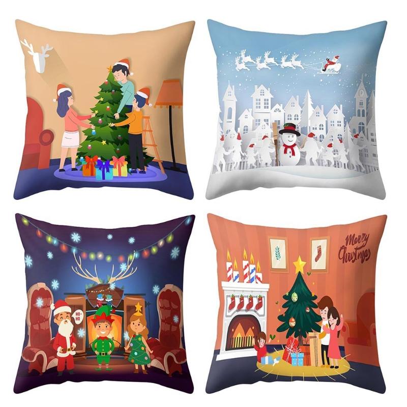 Pillow Case 4pcs 2021 Merry Christmas Print Polyester Sofa Car Cushion Cover Home Decor Santa Claus Elk Navidad Year 917
Pillow Case 4pcs 2021 Merry Christmas Print Polyester Sofa Car Cushion Cover Home Decor Santa Claus Elk Navidad Year 917