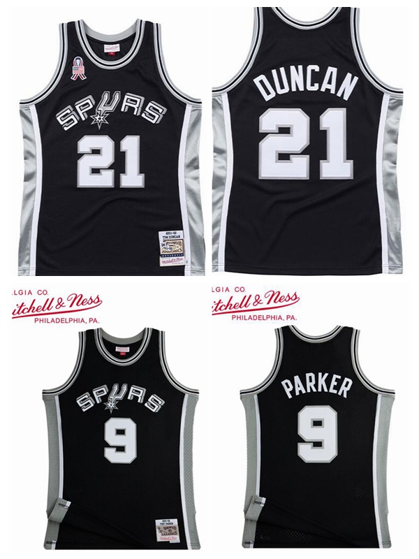 Men San Antonio Spurs Tim Duncan 9 Parker Mitchell & Ness 2001-02 Authentic Jersey, Black
Men San Antonio Spurs Tim Duncan 9 Parker Mitchell & Ness 2001-02 Authentic Jersey, Black