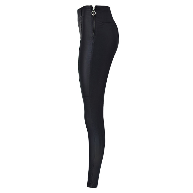 Summer Stretch PU Leather Pants Sweatpants For Women Trousers High Waist Jegging Womens Plus Size Black Pencil Pants Women 201228