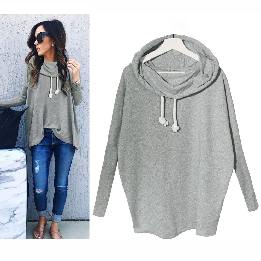 2021 New Female Spring Sweatshirt Comfortable Color Long Sleeve High Collar Loose Neck Hoodies 7TQ2, Green.
2021 New Female Spring Sweatshirt Comfortable Color Long Sleeve High Collar Loose Neck Hoodies 7TQ2, Green.