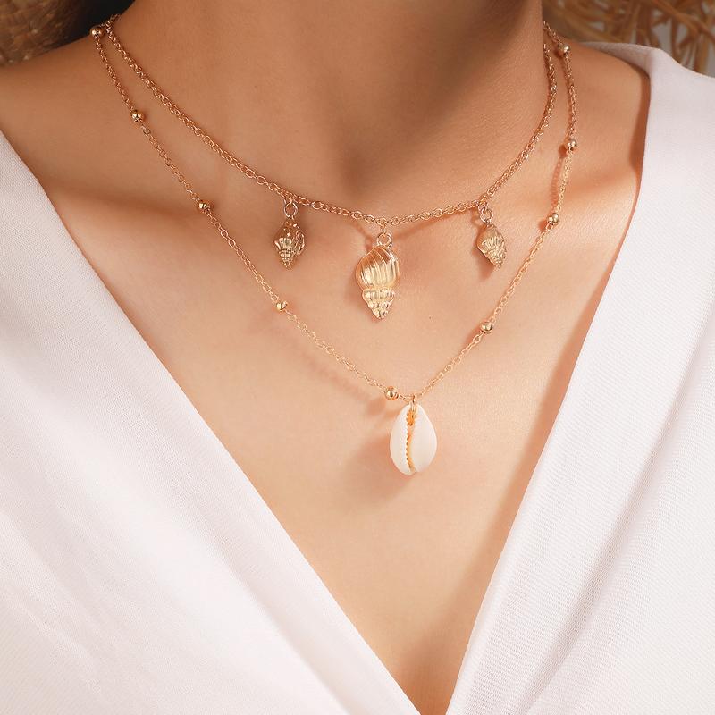 Bohemia Shell Pendant Chokers Necklace for Women Gothic Multi Layer Chain Necklaces Fashion Jewelry Collar 14050
Bohemia Shell Pendant Chokers Necklace for Women Gothic Multi Layer Chain Necklaces Fashion Jewelry Collar 14050