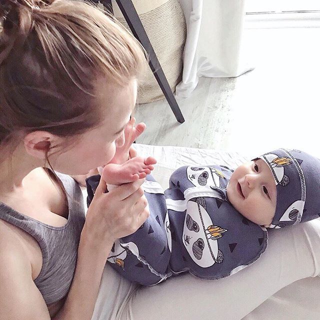 0-6M Infant Newborn Baby Boys Girls Zipper Sleeping Bags Blanket Swaddle Muslin Wrap Swaddling+Hat Flamingo Panda Banana 201208