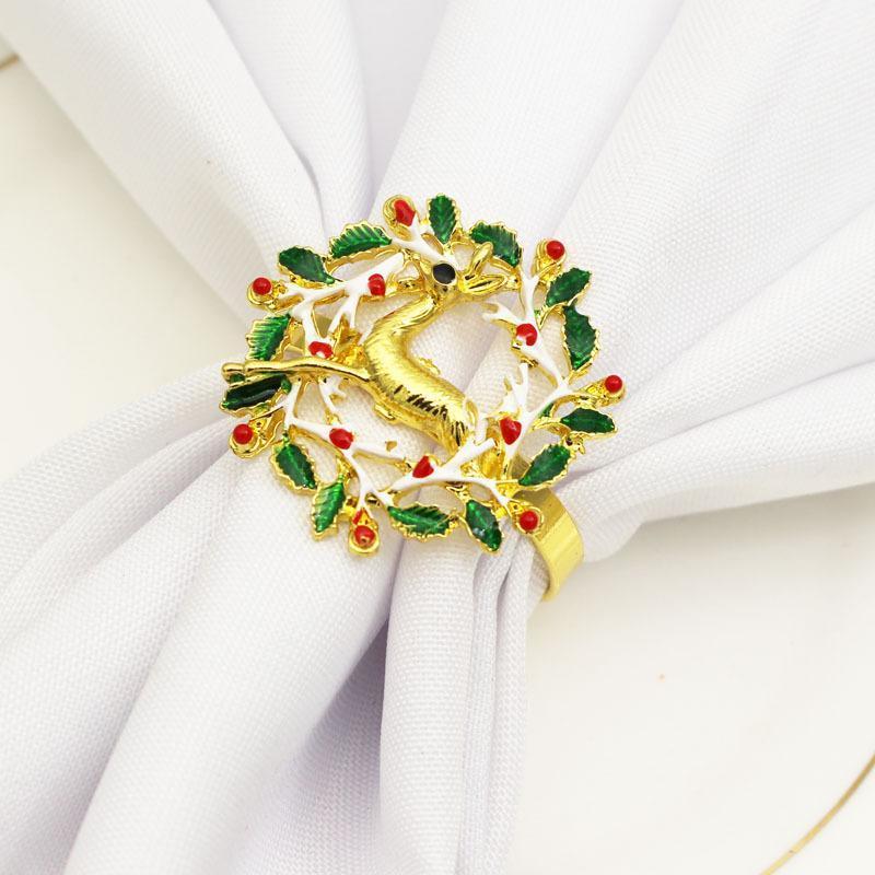 12Pcs/lot New Christmas wreath deer napkin ring metal napkin buckle holiday party desktop decoration mouth cloth ring1
12Pcs/lot New Christmas wreath deer napkin ring metal napkin buckle holiday party desktop decoration mouth cloth ring1