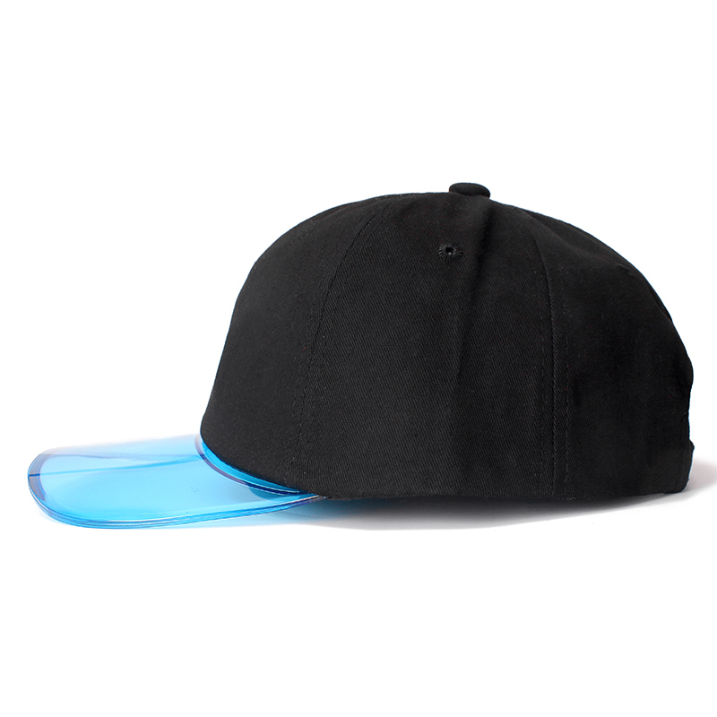New Colorful Transparent Baseball Cap Women Plastic Visor Hat High Quality Sunshade Cap For Women Adjustable Outdoor Sports Cap LJ201105