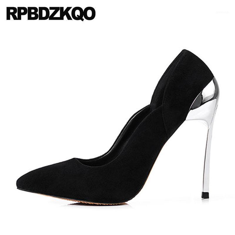 sexy multi colored plus size shoes metal heels stiletto 12cm 5 inch 10 42 11 43 scarpin women pumps exotic dancer pointed toe1, Black 10cm
sexy multi colored plus size shoes metal heels stiletto 12cm 5 inch 10 42 11 43 scarpin women pumps exotic dancer pointed toe1, Black 10cm