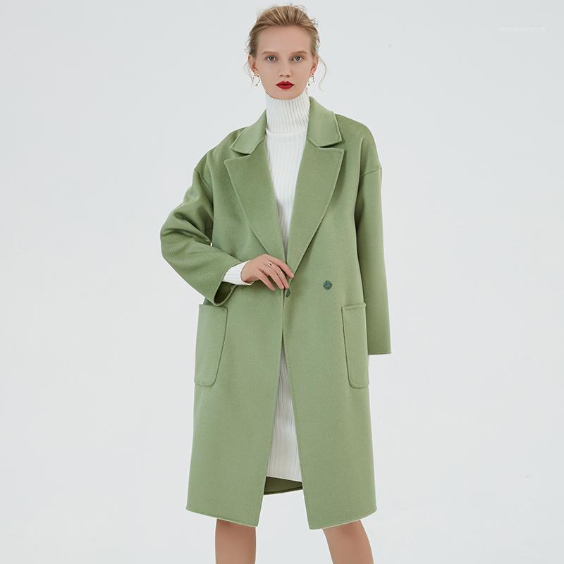 Winter and autumn coat women wool coat 2019 new winter Fashion Green Double-sided wool Lapel long ladies coats plus size1, Army green
Winter and autumn coat women wool coat 2019 new winter Fashion Green Double-sided wool Lapel long ladies coats plus size1, Army green