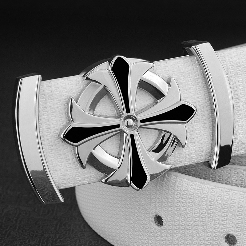 men's Korean personality White cross nightclub leisure smooth buckle youth fashion leather pants belt
men's Korean personality White cross nightclub leisure smooth buckle youth fashion leather pants belt