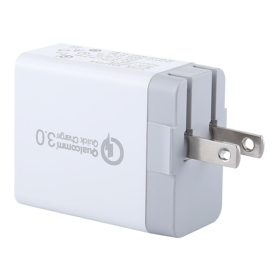 3 USB Ports Quick Charger QC 30 Travel Charger US Plug For iPhone iPad Samsung HTC Sony Nokia LG and other Smartphones
3 USB Ports Quick Charger QC 30 Travel Charger US Plug For iPhone iPad Samsung HTC Sony Nokia LG and other Smartphones