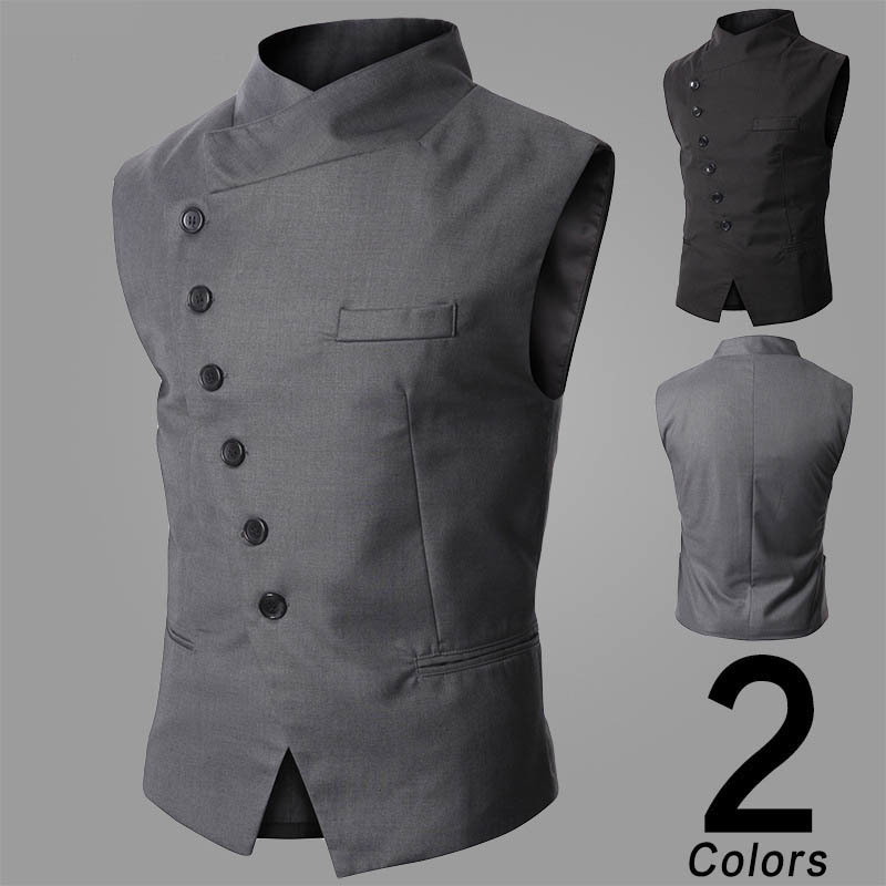 Mens Vest Fashion Brand Vest Men High Quality Black Gray Formal Business Men Fit Suits & Blazer For Men New Arrival Y1 201014
Mens Vest Fashion Brand Vest Men High Quality Black Gray Formal Business Men Fit Suits & Blazer For Men New Arrival Y1 201014