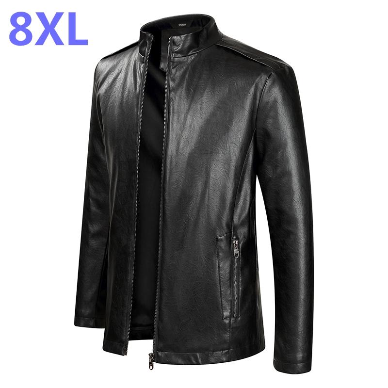 Plus size 8XL 7XL 6XL 5X 2020 New Arrival Leather Jackets Men Outwear Solid Casual Men's Coats Autumn and Winter Homme PU Jacket, Black
Plus size 8XL 7XL 6XL 5X 2020 New Arrival Leather Jackets Men Outwear Solid Casual Men's Coats Autumn and Winter Homme PU Jacket, Black