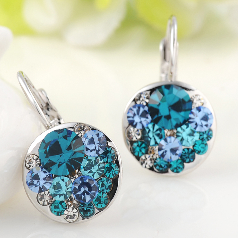 Februaryfrost Brand Hot Blue Round Stone Earrings Fashion Jewelry Rose Gold Earrings For Woman Party Wedding Gift Earrings Oorbellen
Februaryfrost Brand Hot Blue Round Stone Earrings Fashion Jewelry Rose Gold Earrings For Woman Party Wedding Gift Earrings Oorbellen