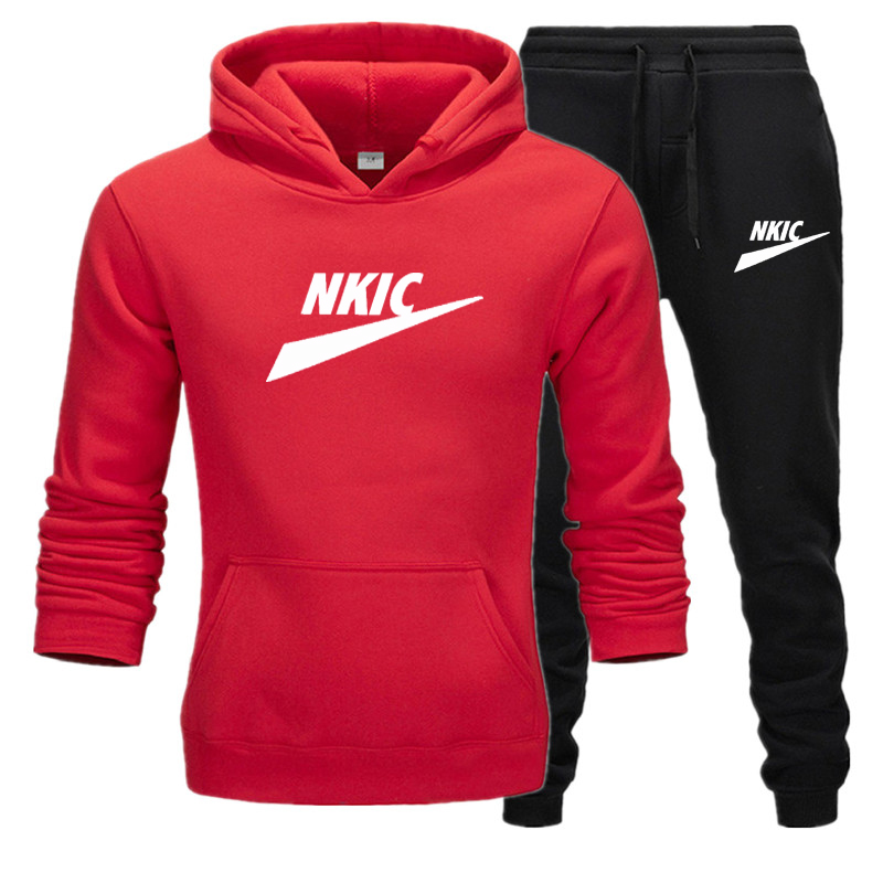 Mens 2 Piece Tracksuit Sweatsuit Jogging Casual Warm Breathable Wicking Fitness Running Sportswear brand logo Hoodie Pant S-3XL
Mens 2 Piece Tracksuit Sweatsuit Jogging Casual Warm Breathable Wicking Fitness Running Sportswear brand logo Hoodie Pant S-3XL