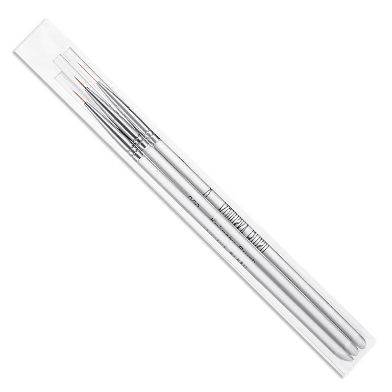 3Pcs/Set Gel Drawing Painting Nail Liner Brush Transparent Acrylic Handle Nail Art Brushes For Manicure Tool Set 
3Pcs/Set Gel Drawing Painting Nail Liner Brush Transparent Acrylic Handle Nail Art Brushes For Manicure Tool Set