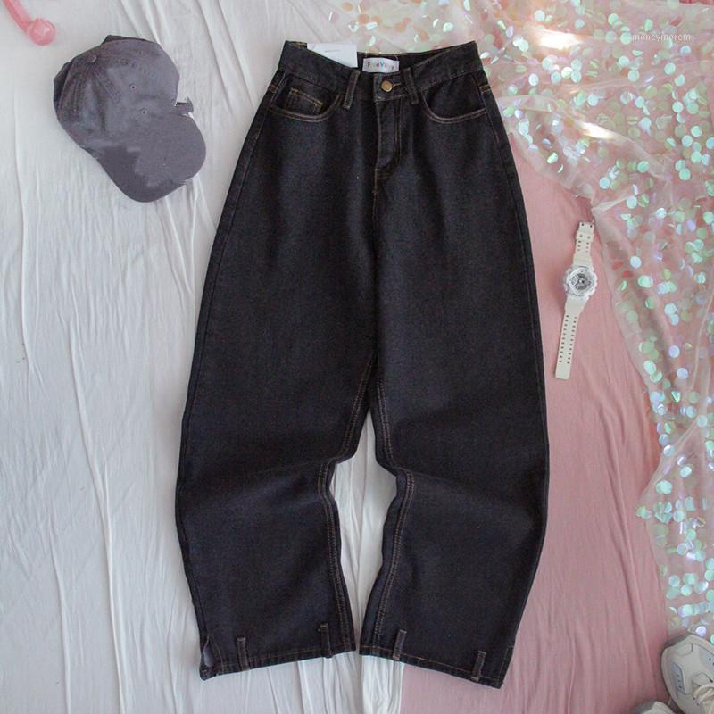 2021Loose Vintag Students Wild Harajuku Wide leg pants Preppy Style Autumn Women Sweet Jeans High waist Trousers Casual Pants1, As shown
2021Loose Vintag Students Wild Harajuku Wide leg pants Preppy Style Autumn Women Sweet Jeans High waist Trousers Casual Pants1, As shown