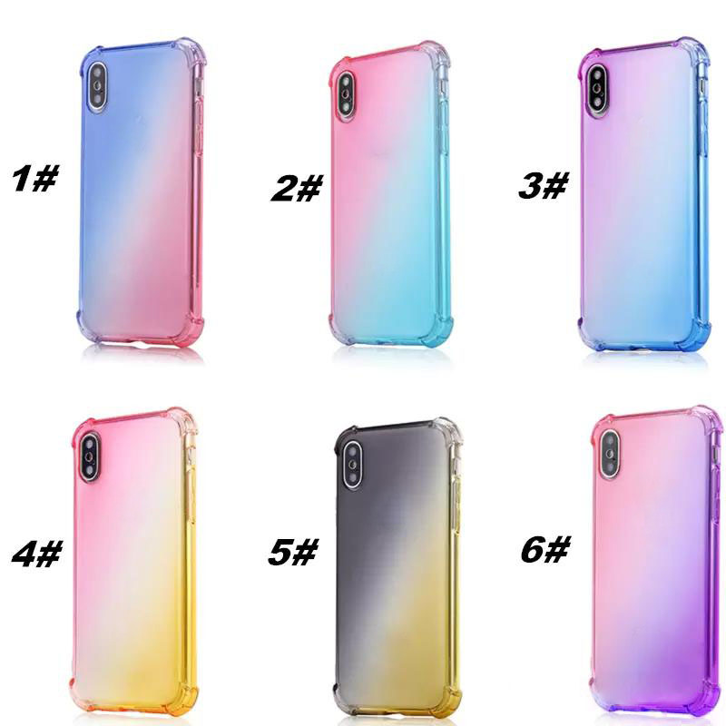 New Phone Cases Gradient Colors Anti Shock Airbag Clear Cases For iPhone 12 Mini 11 Pro Max XS 8 7Plus 6S Free Shipped, 6 color as below
New Phone Cases Gradient Colors Anti Shock Airbag Clear Cases For iPhone 12 Mini 11 Pro Max XS 8 7Plus 6S Free Shipped, 6 color as below