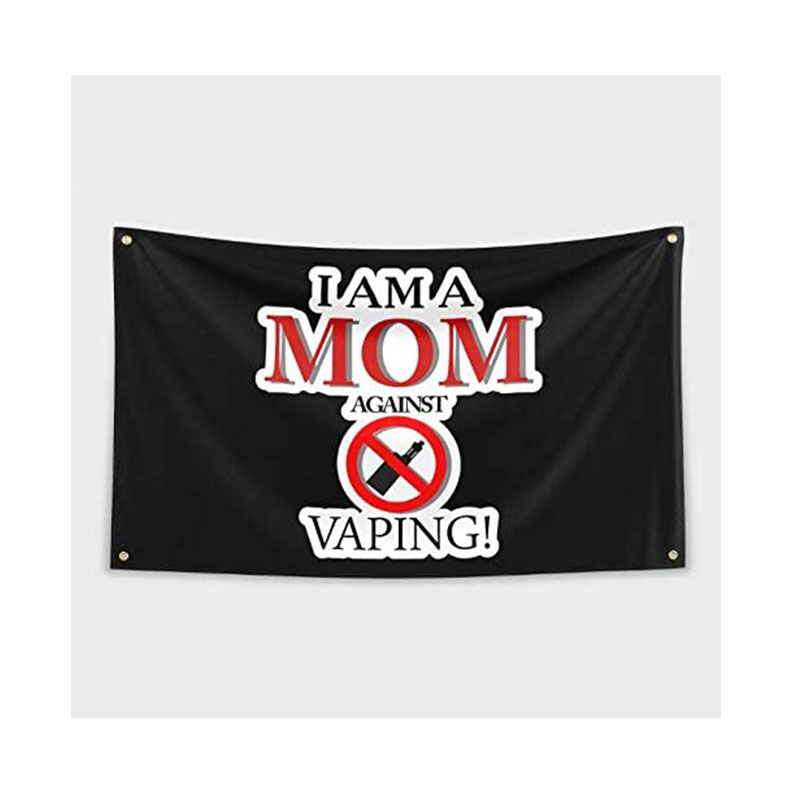 Mom's Against Vaping Banner Flag 3x5ft Printing 100D polyester Indoor Outdoor Hanging Decoration Flag With Brass Grommets Free Shipping
Mom's Against Vaping Banner Flag 3x5ft Printing 100D polyester Indoor Outdoor Hanging Decoration Flag With Brass Grommets Free Shipping